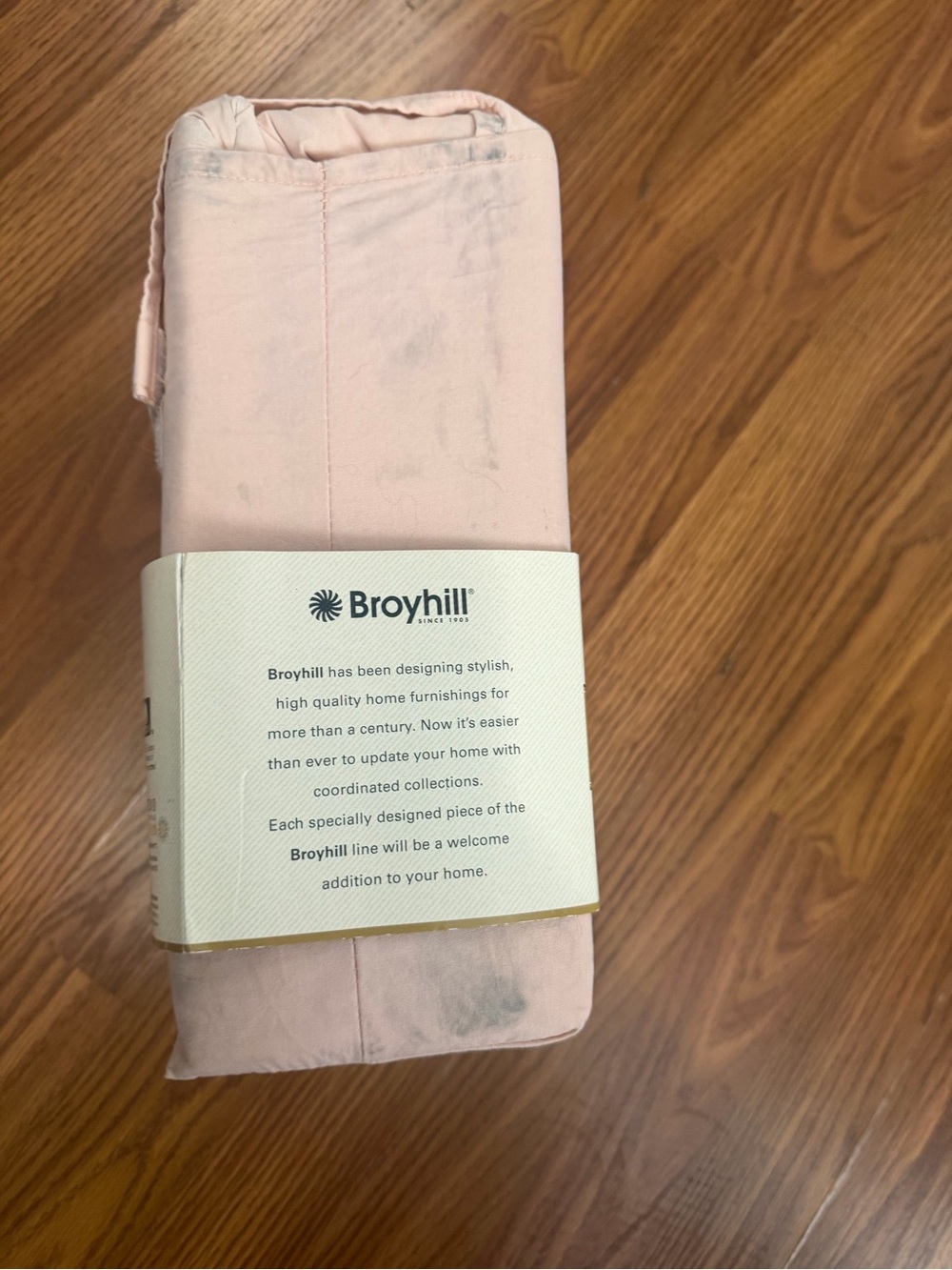 NEW Broyhill 100% Cotton Ultra Soft Sheet Set pink 350 thread count - Picture 4 of 4